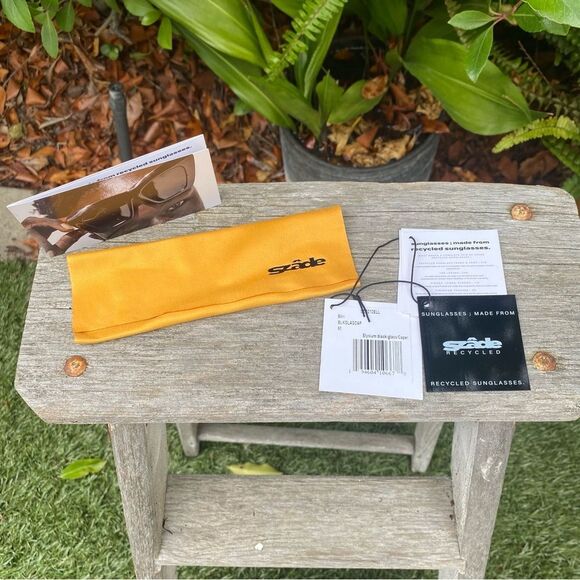 NIB New Women's SZADE Ellis Black/Caper Polarized Sunglasses Sunnies Sustainable - Picture 10 of 13